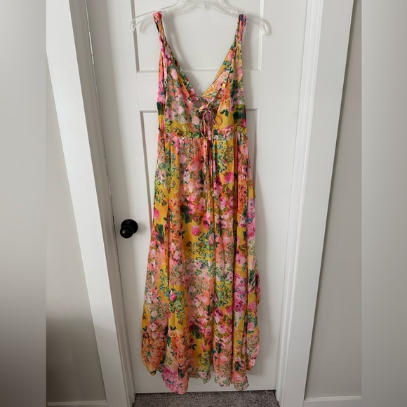For love and lemons Madison floral high low maxi dress - Picture 9 of 12